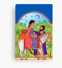Flight Into Egypt Christian Arts Canvas Print