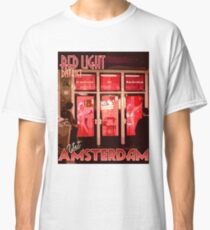 Visit Amsterdam Red Light District Classic T-Shirt
