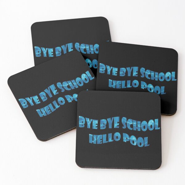 Item preview, Bye bye school Hello pool designed and sold by MariiaCreation.