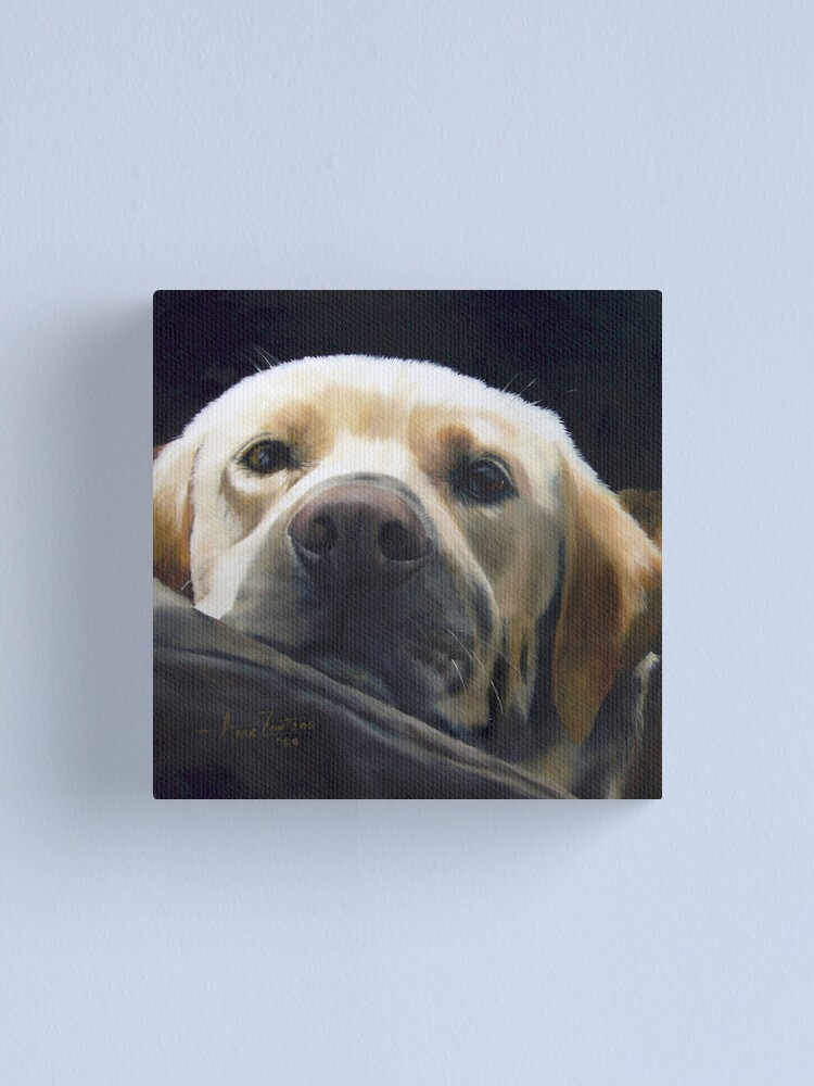 Thumbnail 2 of 3, Canvas Print, Mellow Yellow designed and sold by AnneZ.