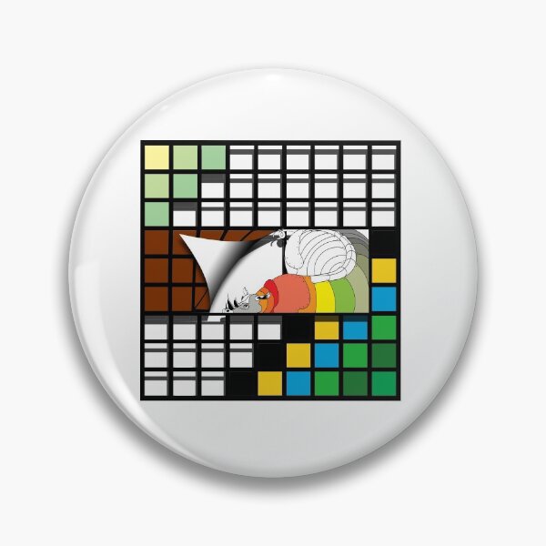 Item preview, Rhinoceros, animal, (019.Serengeti, grid, black, yellow, blue, green) Kind, decorative, digital, colorful, designed and sold by Paszkan.