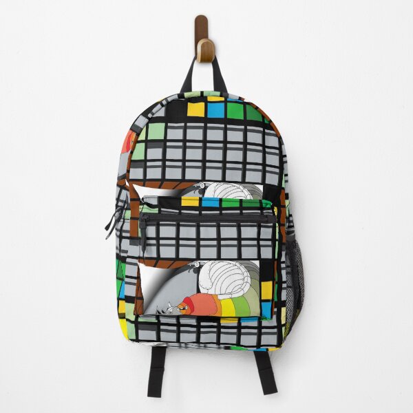 Item preview, Rhinoceros, animal, (019.Serengeti, grid, black, yellow, blue, green) Kind, decorative, digital, colorful, designed and sold by Paszkan.