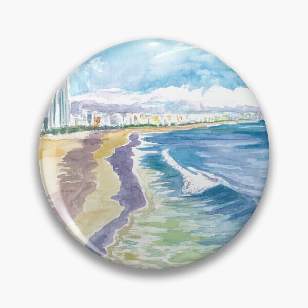Item preview, Quiet Morning in Miami Beach FL designed and sold by artshop77.