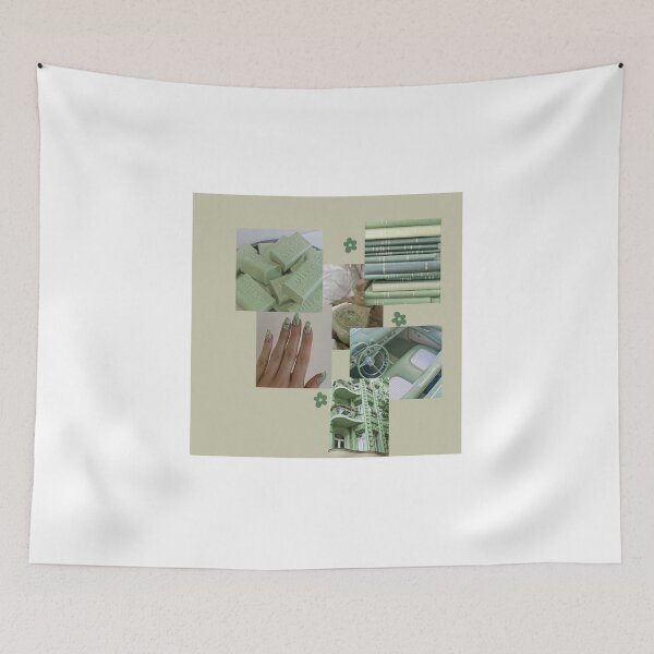 Item preview, Sage green aesthetic collage  designed and sold by KelseyDesigns.