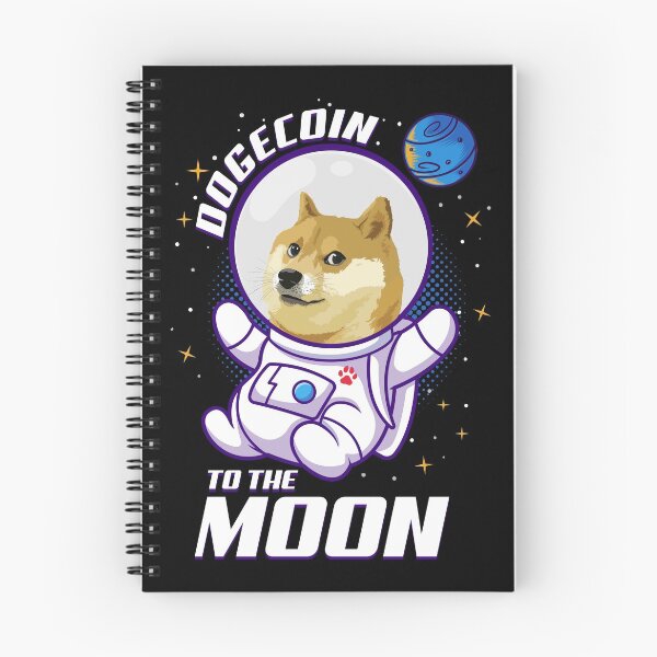 Item preview, Dogecoin to the moon designed and sold by Summermint.