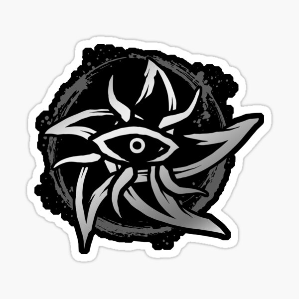 Elder sign - Lovecraft symbol - Occult star Sticker