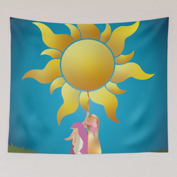 Item preview, Tangled and the sun. designed and sold by Pamelaeq.