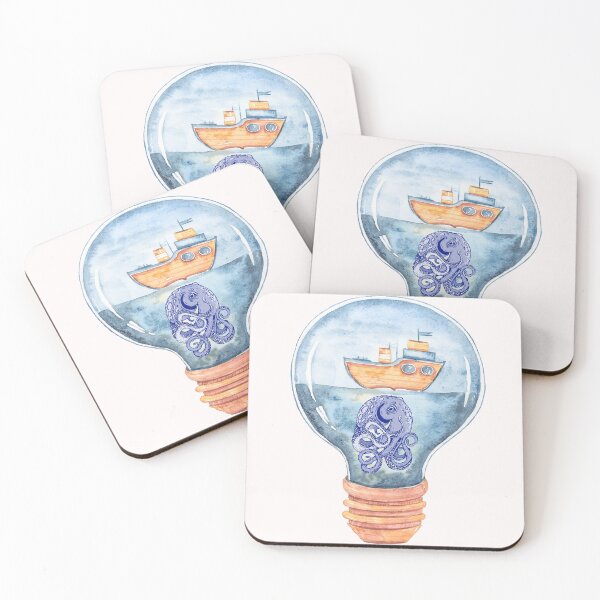 Item preview, Watercolor Octopus designed and sold by virillanissa.
