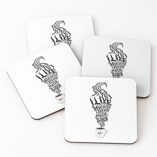 Item preview, Black Metal Coffee White BG designed and sold by Metal Sphere.