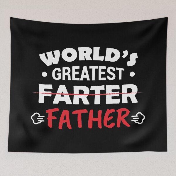 Item preview, Worlds Greatest Farter - Happy Fathers Day 2021 (Black BG) designed and sold by ClaudiaGrosso.