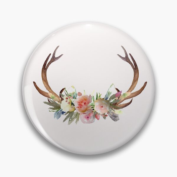 Item preview, Boho Floral Boho Floral Antler   designed and sold by VittaArtDream.