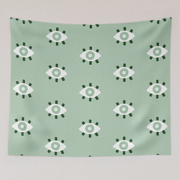 Item preview, Evil Eye Dots – Mint designed and sold by Cat Coquillette.