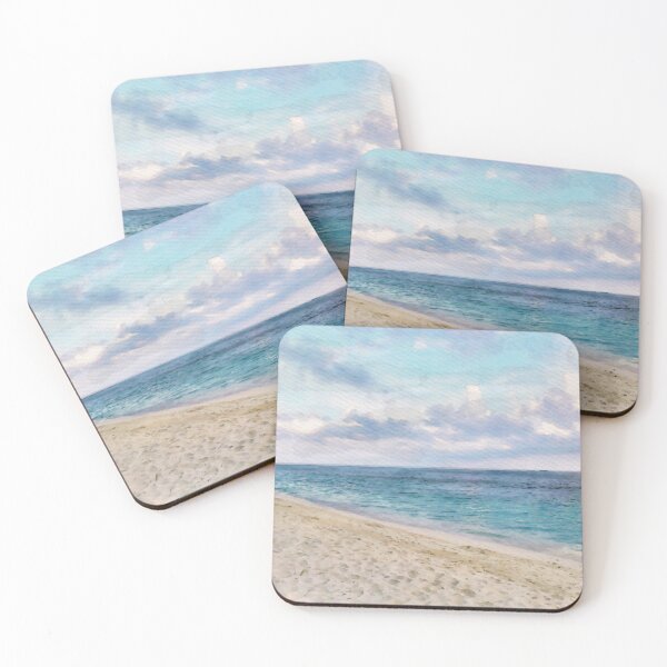 Item preview, Seascape seashore watercolor  designed and sold by RisingAir.