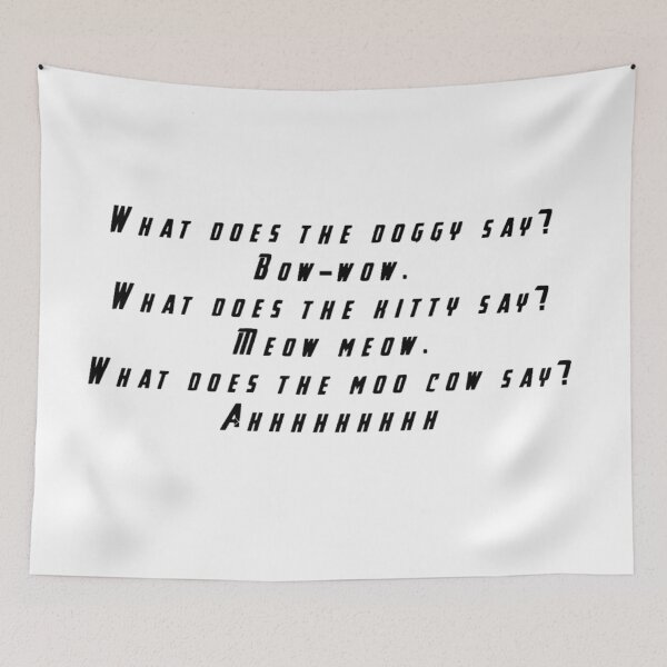 Item preview, What Does The Doggy Say? designed and sold by beckahbrooks.