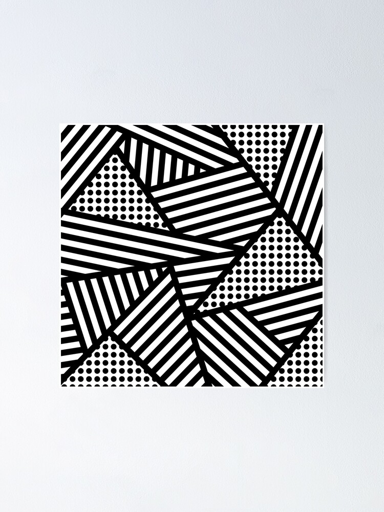 アート・デザイン・音楽 From Matt Black to Memphis Memphis Style Geometric 230