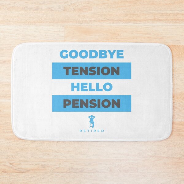 Item preview, Cute Goodbye tension hello pension Retirement Time designed and sold by Hohohaxi.