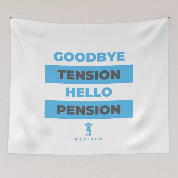 Item preview, Cute Goodbye tension hello pension Retirement Time designed and sold by Hohohaxi.