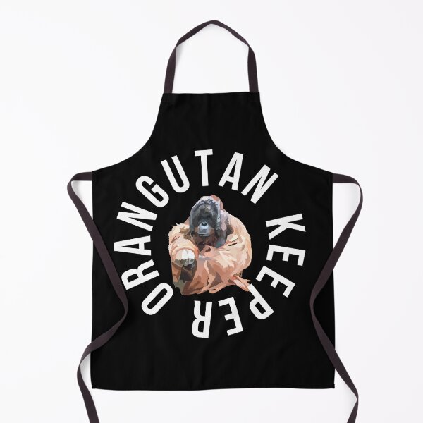 Item preview, O is for Orangutan Keeper,Orangutan Keeper Design – Dedicated Primate Care and Wildlife Keeper Artwork designed and sold by PrettylittlepastelUk.