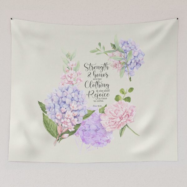 Item preview, Proverbs 31:25 KJV - Strength and Honour Are Her Clothing designed and sold by amazingjoy.