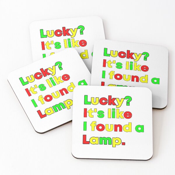 Item preview, Lucky Magic Lamp Genie Slogan Funny designed and sold by Aurorapod.