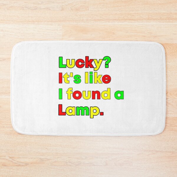 Item preview, Lucky Magic Lamp Genie Slogan Funny designed and sold by Aurorapod.
