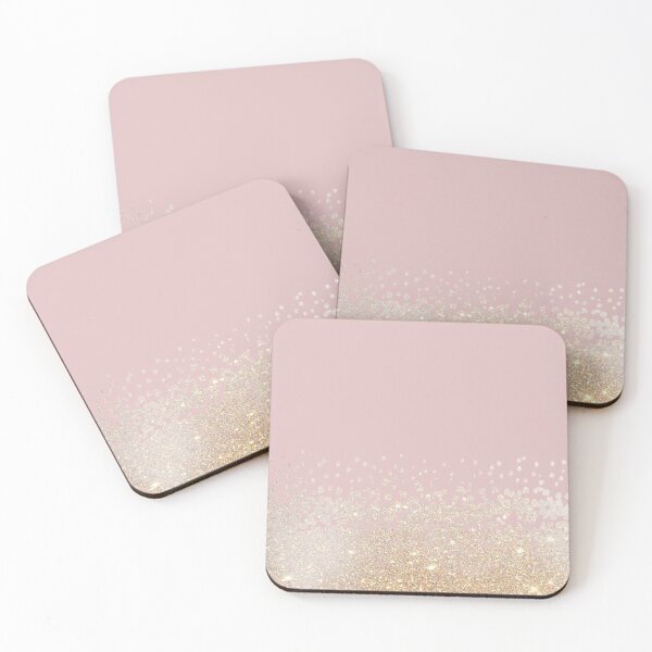 Item preview, Luxury soft and simple pattern in blush pink with rose gold glitter.  Caroline Laursen original designed and sold by Caroline Laursen.