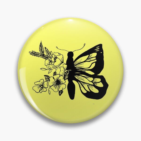 Item preview,  Beautiful Baby Yellow Butterfly x Flowers Drawing designed and sold by victoriousthing.