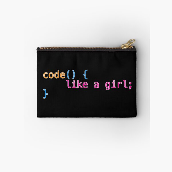 Item preview, Code like a girl real code merch Uniskull designed and sold by Uniskull.