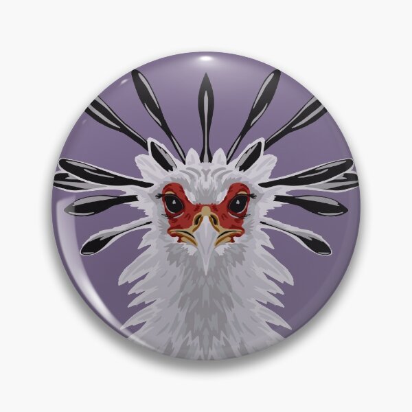 Item preview, Secretary Bird Portrait designed and sold by GeoCreate.