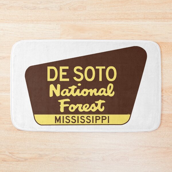 Item preview, De Soto National Forest Mississippi Sign MS designed and sold by DESTINATIONS DECAL.