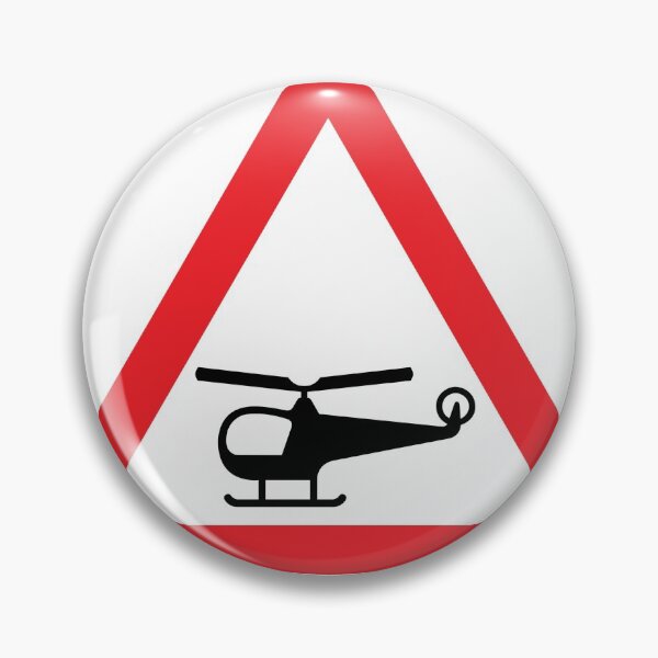 Item preview, UK traffic sign: Low flying helicopters ahead (TSRGDNO 558.1) designed and sold by Spyromike.