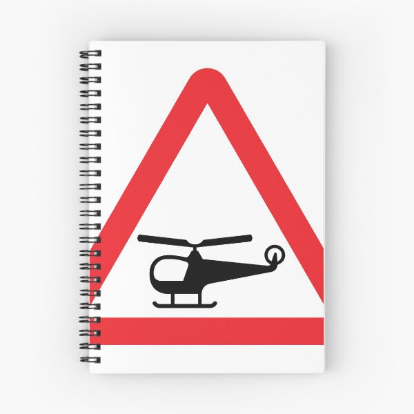 Item preview, UK traffic sign: Low flying helicopters ahead (TSRGDNO 558.1) designed and sold by Spyromike.
