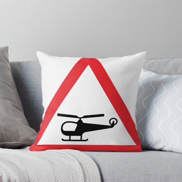 Item preview, UK traffic sign: Low flying helicopters ahead (TSRGDNO 558.1) designed and sold by Spyromike.