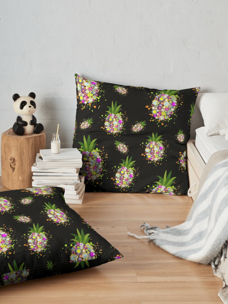 Alternate view of Positive Pineapple Floor Pillow