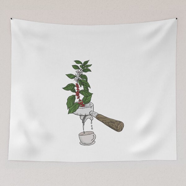 Item preview, Coffee Plant Sieve Carriers Coffee Design designed and sold by Mesyo.