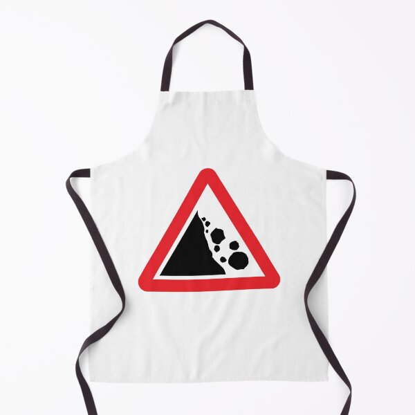 Item preview, UK traffic sign: Risk of falling rocks ahead (TSRGDNO 559) designed and sold by Spyromike.