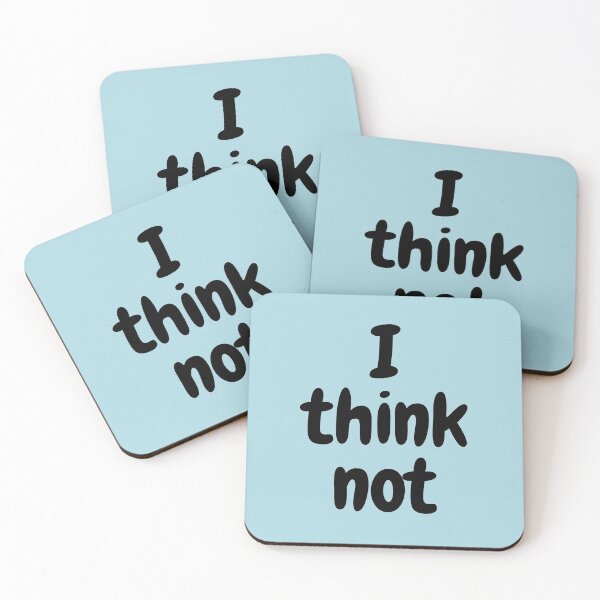 Item preview, I Think Not designed and sold by Twittlefish.