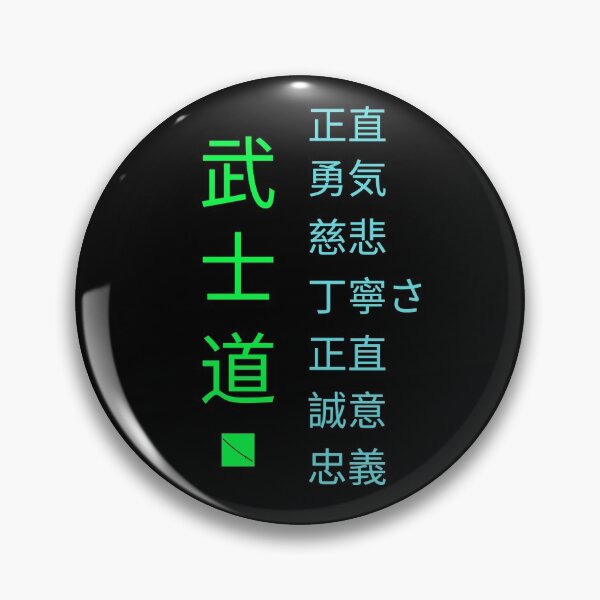 Item preview, Bushido "The Warrior´s Way" and the 7 virtues (Japanese letters) designed and sold by Occas1onalArt.