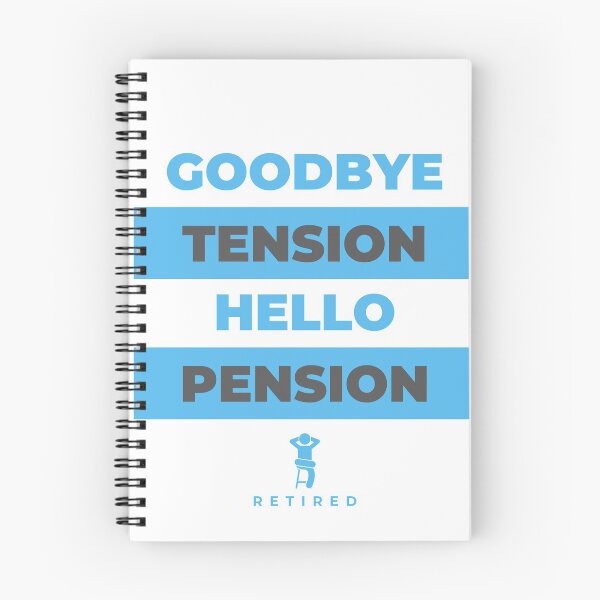 Item preview, Cute Goodbye tension hello pension Retirement Time designed and sold by Hohohaxi.