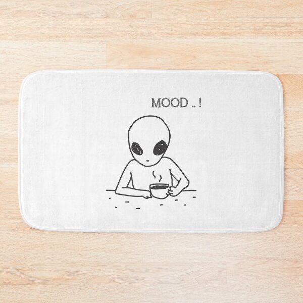 Item preview, tired alien coffee mood designed and sold by ayaato.