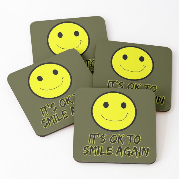 Item preview, It's OK To Smile Again, Smiley Face Symbol designed and sold by ronnieyoung.