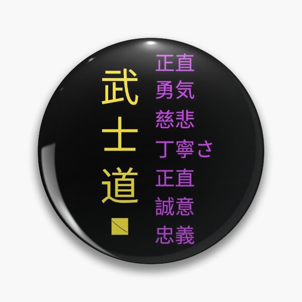 Item preview, Bushido "The Warrior´s Way" and the 7 virtues (Japanese letters) designed and sold by Occas1onalArt.
