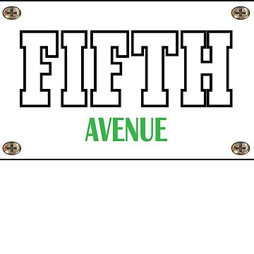 Saks fifth avenue Sticker for Sale by YAZEEDBASH