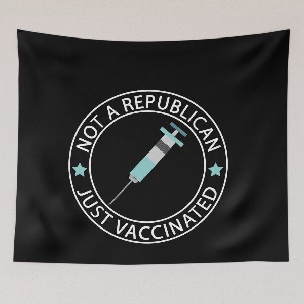 Item preview, Not a republican just vaccinated designed and sold by Mirnamar.
