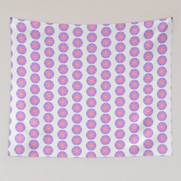 Item preview, Colorful Mandala Pattern Pink Purple designed and sold by sophiedziovalas.