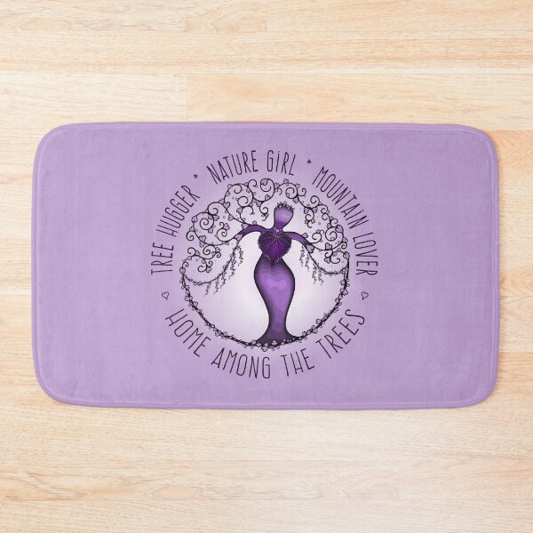 Item preview, Mountain Lover - Tree Hugger - Nature Girl - Purple 03 designed and sold by serenaking.