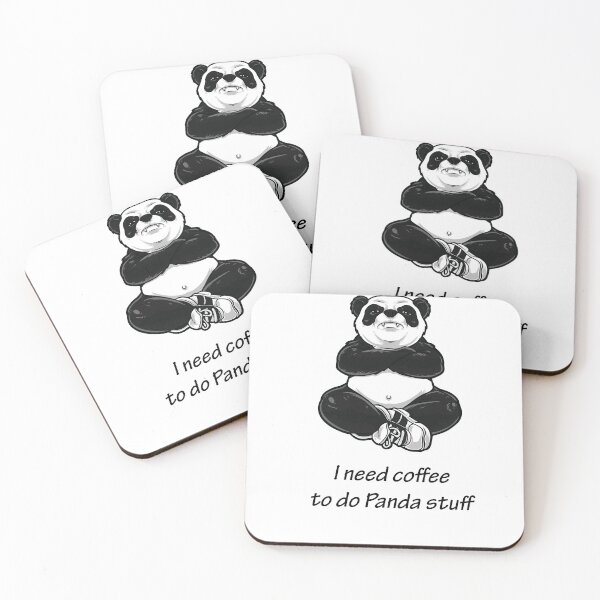 Item preview, coffee panda stuff designed and sold by ayaato.