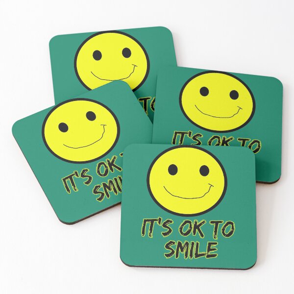 Item preview, It's OK To Smile, Smiley Face designed and sold by ronnieyoung.