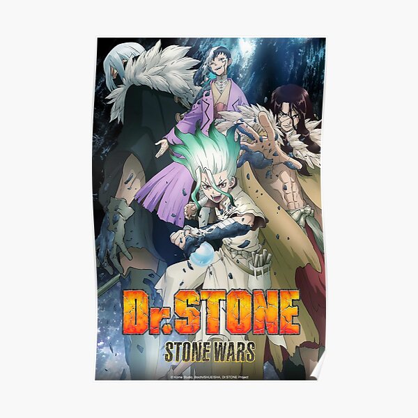 Dr Stone Stone Wars Posters Redbubble