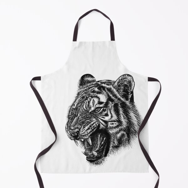 Item preview, Amur tiger face designed and sold by LorenDowding.